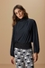 Blusa gola retilinea fluity VOAR