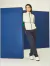 Conjunto off white/azul marinho AMARRAS