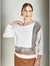 Blusa manga longa detalhe AMARRAS