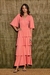Vestido fluity liso cor goiaba VOAR