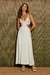 Vestido cru malha flow c/linho VOAR