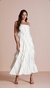 Vestido fluity com renda VOAR