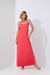 Vestido longo alcinha fluity liso AVE CESAR