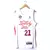 NBA Philadelphia 76ers EMBIID #21 - Blanco/Rojo - Camisetas Tio Sam