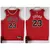 NBA Chicago Bulls JORDAN #23 - Rojo/Negro Holográfico