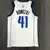 NBA Dallas Mavericks NOWITZKI #41 - Blanco/Azul Nike Holográfico - comprar online
