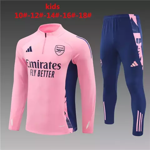 Arsenal 2024/25 Conjunto Deportivo Juvenil Rosado/Azul