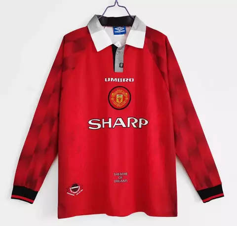Manchester United 1996/97 Local - Manga Larga