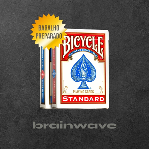 Baralho Brainwave em Bicycle PROFISSIONAL + Curso by Felipe Barbieri