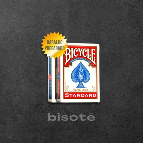Baralho Bisotê em Bicycle PROFISSIONAL + Curso by Felipe Barbieri