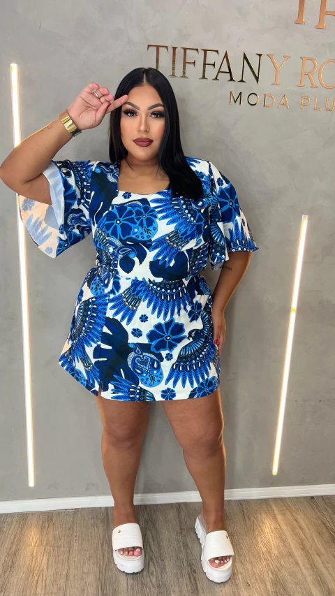 Macaquinho Summer Plus Size