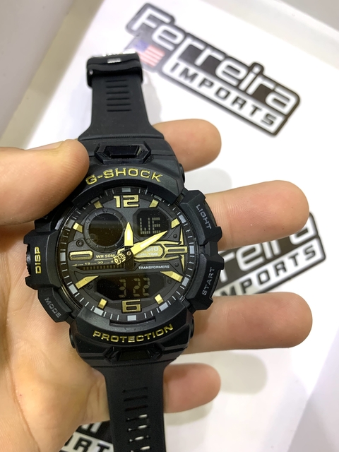 GSHOCK GBA 920 TRANSFORMERS PRETO/GOLD- A PROVA D ÁGUA - comprar online