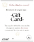 GIFT CARD SHOWROOM PUNTO NOI - comprar online
