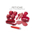 Kit Vibrador + Bondage Set de 7 piezas rojo - comprar online