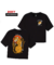 Camiseta BOXY Oversized Time Bomb (Check your head- preto) - comprar online