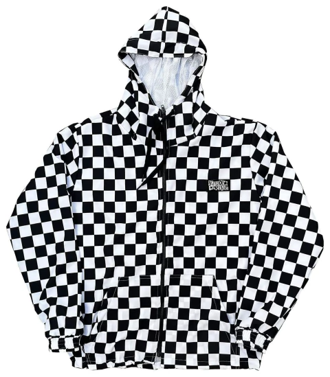 Jaqueta Corta Vento Quadriculada Emo Vive x Time Bomb - comprar online