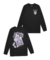 Camiseta Manga Longa Time Bomb (Ultraviolet - preto)
