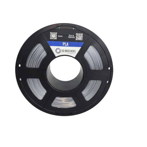 FILAMENTO 3D PLA SILK- GREY 1,75MM 1KG/SPOOL