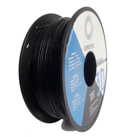 FILAMENTO 3D ABS PREMIUM 1KG 1,75 MM- PRETO