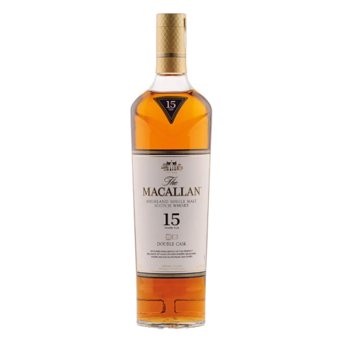 Whisky escocês the macallan 15 anos double cask single malt