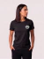 Camiseta Camaleão Preta - Pata Cinza - Feminina