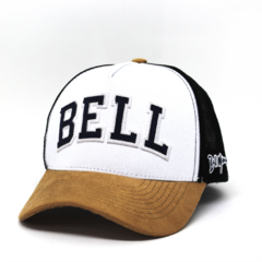 Boné Trucker BELL Marron, Branco e Preto