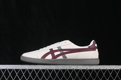 Onitsuka Tiger White Burgundy Grey