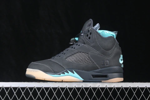 Jordan 5 Retro SoleFly Black Aurora Green