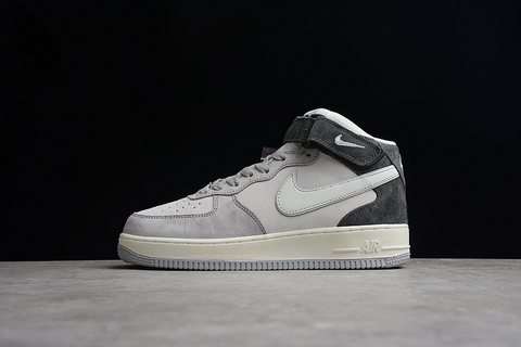 Nike Air Force 1 Mid 07 Race Gray/Dark Gray-Beige - comprar online