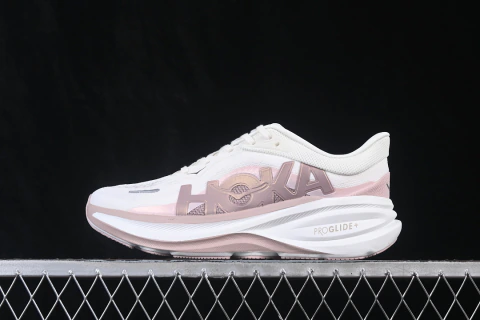 HOKA Clifton Pro Pink/White