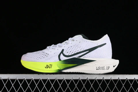 Nike ZoomX Vaporfly 3 White Pro Green