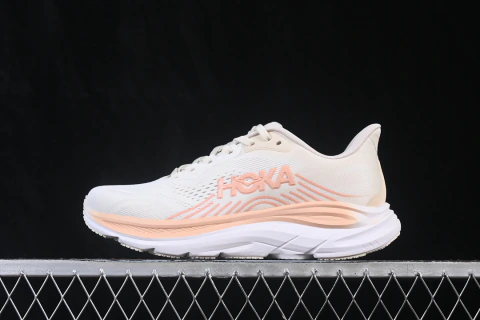 Hoka One One Clifton 11 Whisper White/Rose Gold