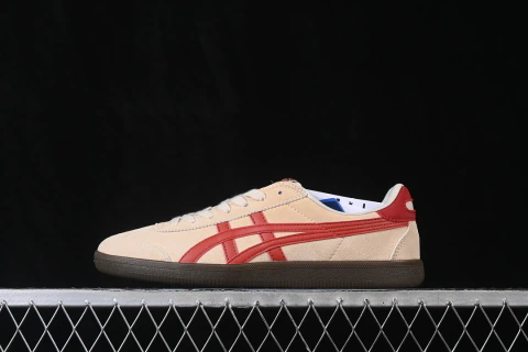 Onitsuka Tiger Tokuten Pale Beige Burnished Red