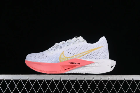 Nike ZoomX Vaporfly 3 White Topaz Gold Sea Coral