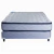 Conjunto Sommier Suavegom Espuma Alta Densidad Merit Pillow Top 2 Plazas Y Media 140X190