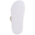 Solado da sandália feminina rasterinha papete flatform com detalhe em strass na parte superior.