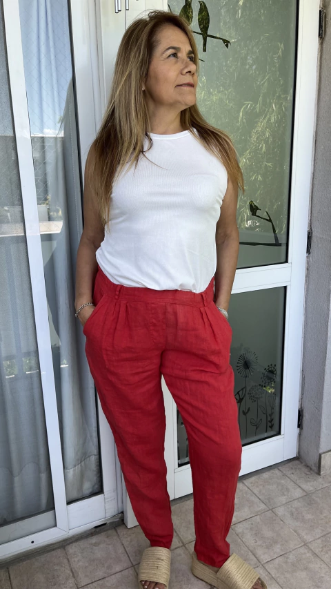 PANTALÓN DE LINO TURIN