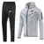 Conjunto Nike Tech Fleece Cinza X Preto