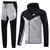 Conjunto Nike Tech Fleece Preto X Cinza