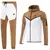 Conjunto Nike Tech Fleece Caramelo X Branco