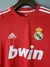 Camisa Real Madrid Vermelha Manga Longa Retrô - Third 11/12 na internet