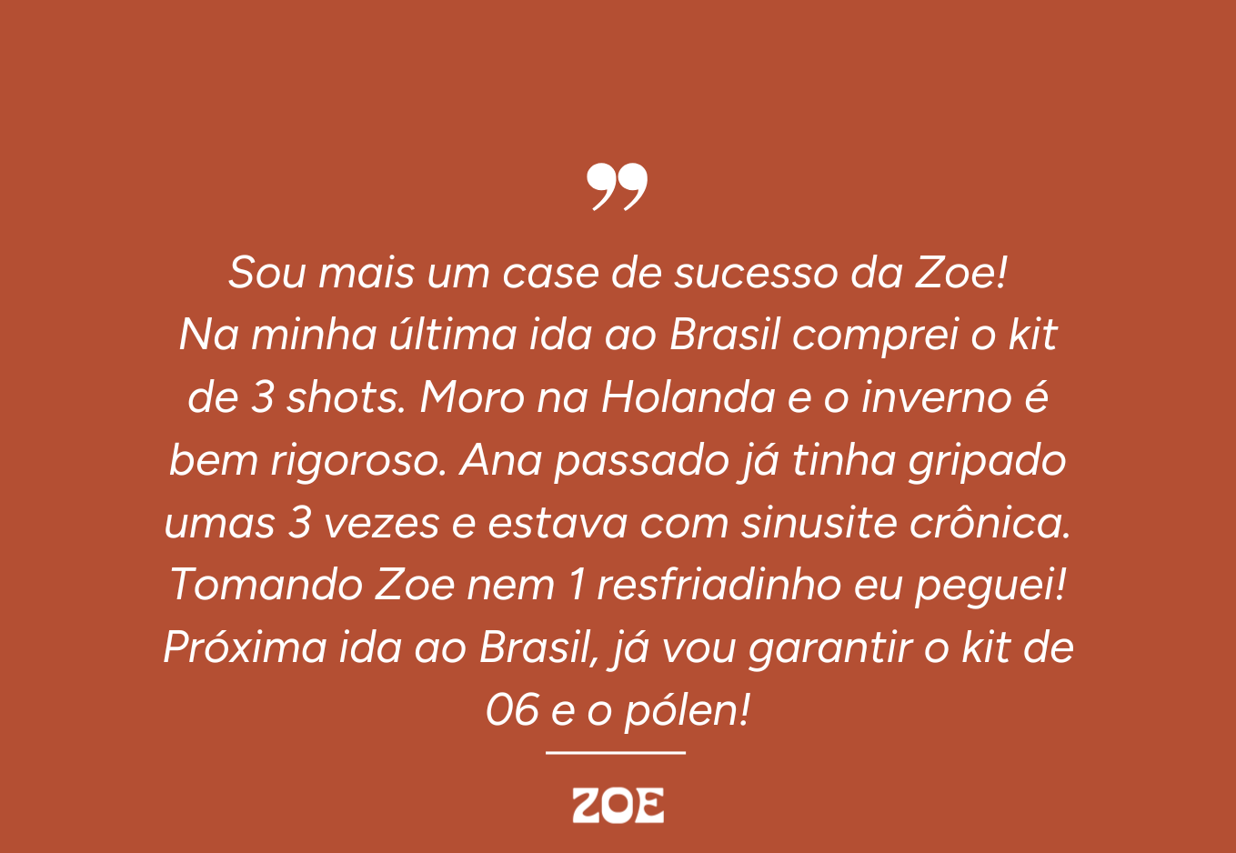 imagem depoimento