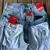 CALÇA JEANS DIESEL- AZUL CLAR0 na internet