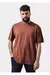 Camiseta Masculina Oversized Marrom - comprar online