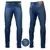 Calça Jeans EA7 Masculina - Premium - Azul Claro 3% Elastano