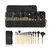 SET DE BROCHAS Y PINCELES PARA MAQUILLAJE CON ESTUCHE X 24 - comprar online