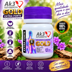 Gold AK3 Extra Forte Original – 12 Cápsulas 500mg - loja online