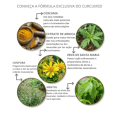 Creme Curcumed Para Massagem Musculares E Articulares, Original 5 Unidades. na internet