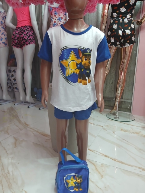 Pijama infantil com Necessaire
