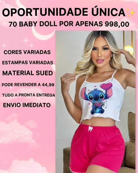 KIT COM 70 BABY DOLL VARIADOS